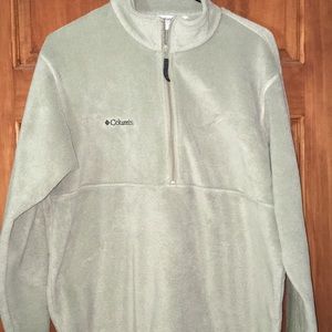 COLUMBIA GREY HALF ZIP JACKET